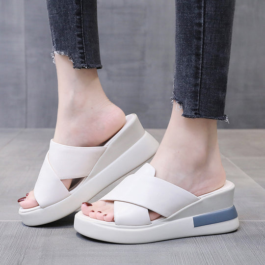 Damen Bequeme Sling-Sandalen mit elegantem Querriemen R&B