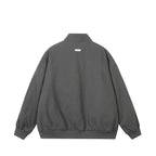 Herren modische Steppjacke mit hohem Kragen und seitlichen Reißverschlusstaschen R&B