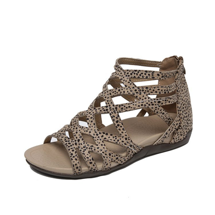 Damen Komfortable Riemensandalen mit geflochtenem Riemendesign R&B