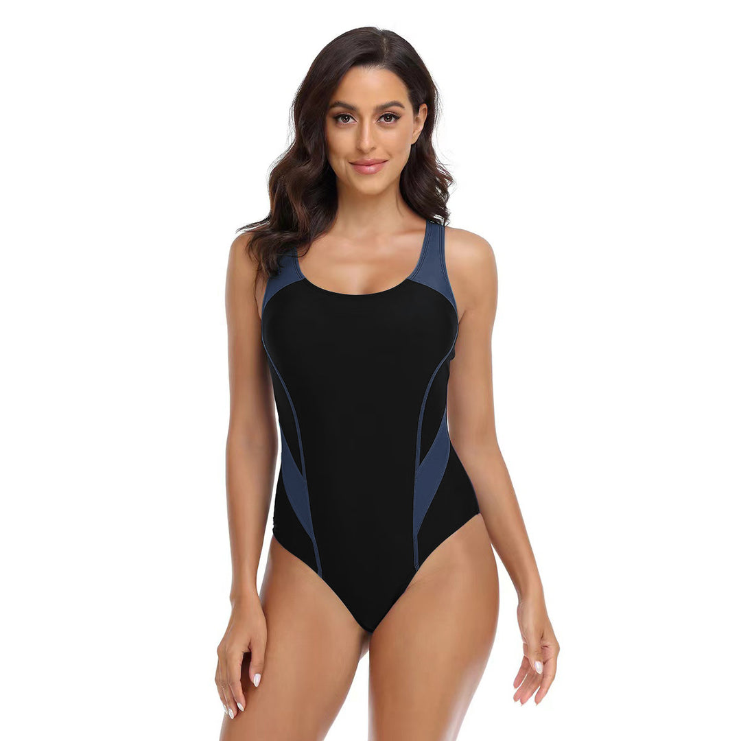 Damen Sportlicher Einteiler Badeanzug mit ergonomischem Schnitt R&B