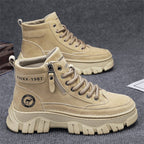 Damen Modische High-Top Stiefel mit robustem Profil und innovativem Verschlusssystem R&B