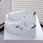 Damen Sportliche Sneakers mit seitlichem Logo und klassischem Design
