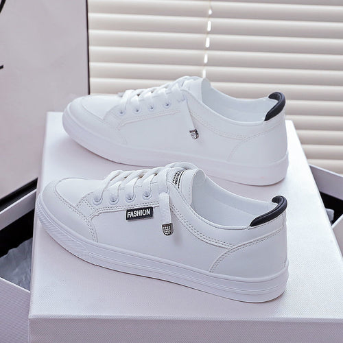Damen Sportliche Sneakers mit seitlichem Logo und klassischem Design R&B