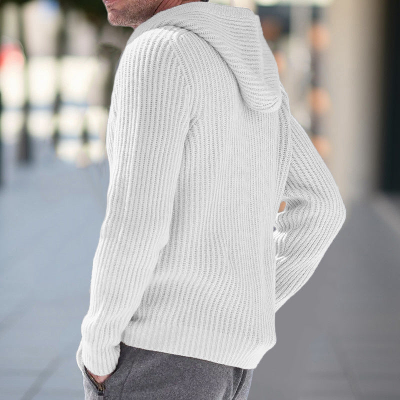 Herren Strickjacke mit strukturierter Oberfläche und praktischen Taschen R&B