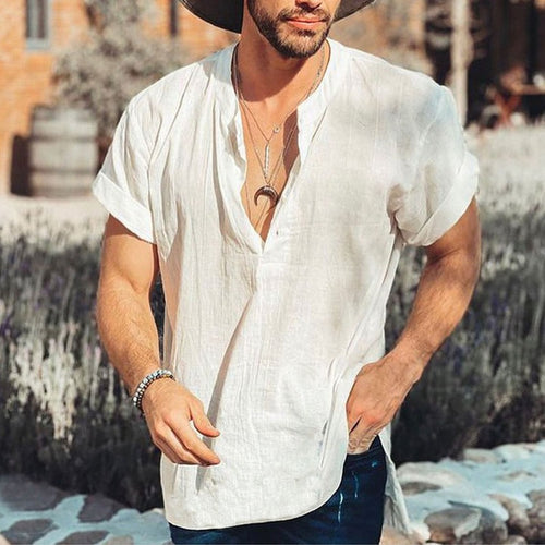 Herren Leichtes Sommerhemd R&B