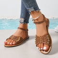 Damen Bequeme Sandalen mit dekorativem Riemendesign R&B