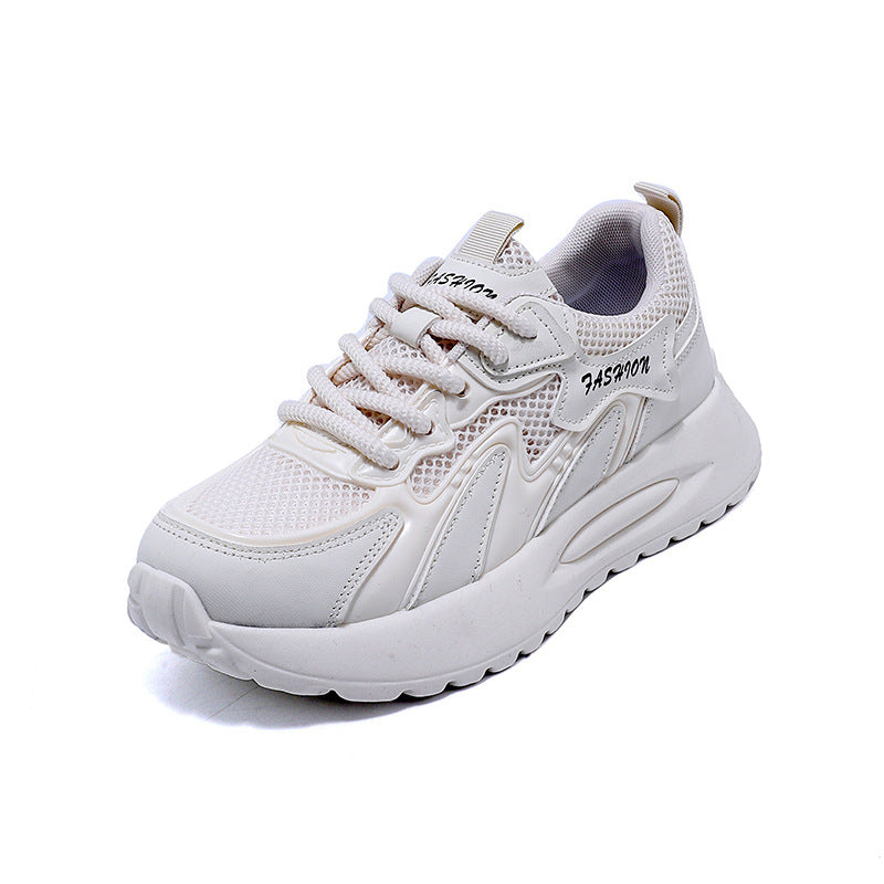 Damen Lauf-Sneakers mit gepolsterter Sohle und atmungsaktiver Mesh-Oberfläche R&B