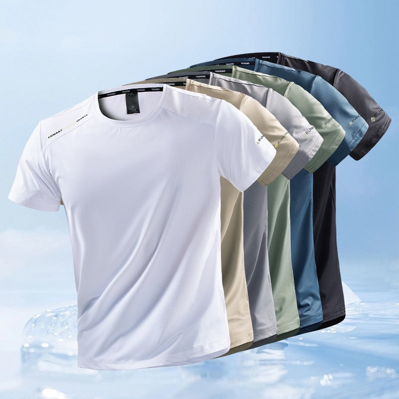 Herren nan atmungsaktives Funktions-T-Shirt aus feuchtigkeitsableitender Mikrofaser R&B