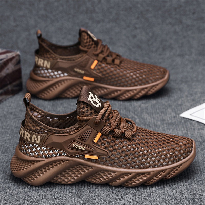 Damen Leichte Lauf-Sneaker mit atmungsaktivem Mesh-Obermaterial und rutschfester Sohle R&B