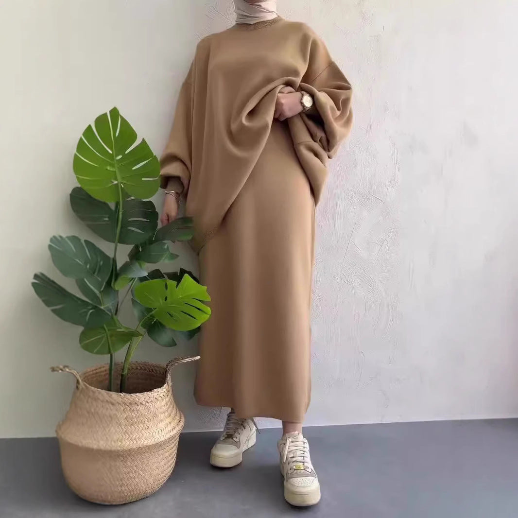 Damen Lässiges Sweat-Set mit weitem Schnitt und bequemen Taschen R&B