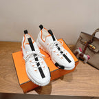 Damen Sportliche Sneakers mit elastischer Strickoberfläche und rutschfester Sohle R&B
