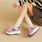 Damen Sportliche Sneakers mit dämpfender Sohle und atmungsaktiver Oberfläche