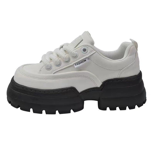 Damen modische Chunky-Sneaker mit stabiler Laufsohle und atmungsaktivem Obermaterial R&B