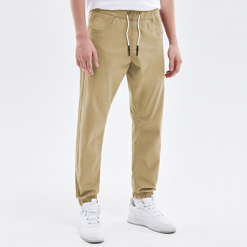Herren sportliche Freizeithose mit elastischem Bund und praktischen Taschen