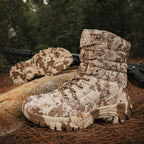 Damen Militärische Stiefel mit hoher Sohle