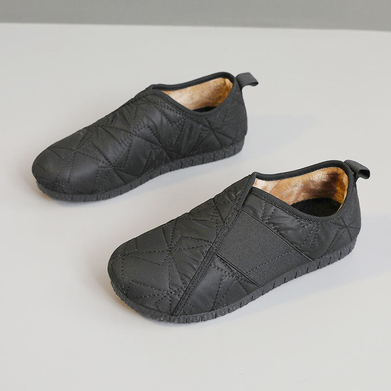 Damen Hausschuhe mit isolierendem Fleece-Innenfutter und rutschfester Sohle R&B