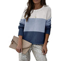 Damen lässiger Strickpullover R&B