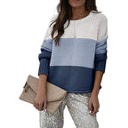Damen lässiger Strickpullover R&B
