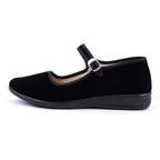 Damen Komfort-Slipper mit verstellbarem Riemen und rutschfester Sohle