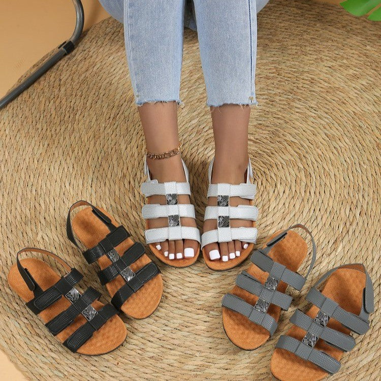 Damen Sandalen mit komfortablem Fußbett R&B