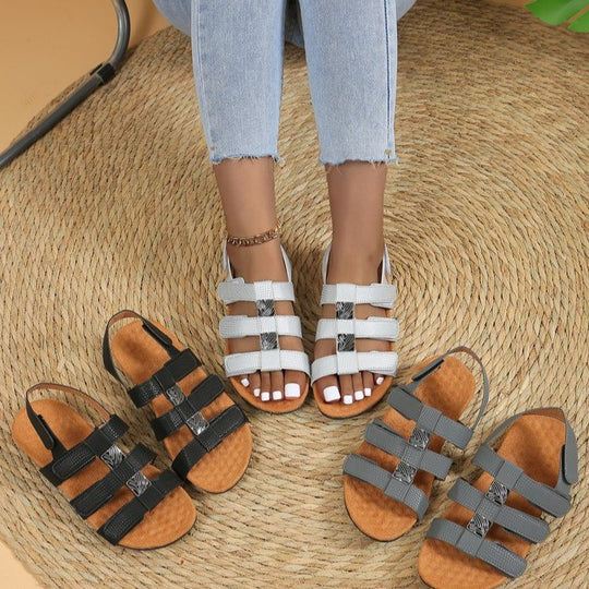 Damen Sandalen mit komfortablem Fußbett R&B