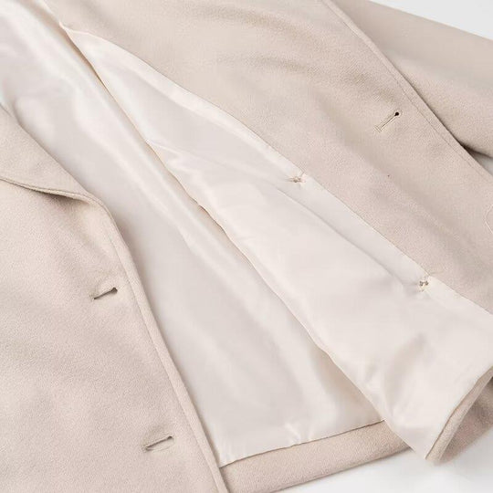 Damen elegante Wolljacke mit doppelter Knopfleiste und modernen Details R&B