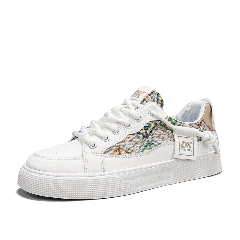 Damen modische Sneakers mit einzigartigen Stickereien und robustem Design R&B