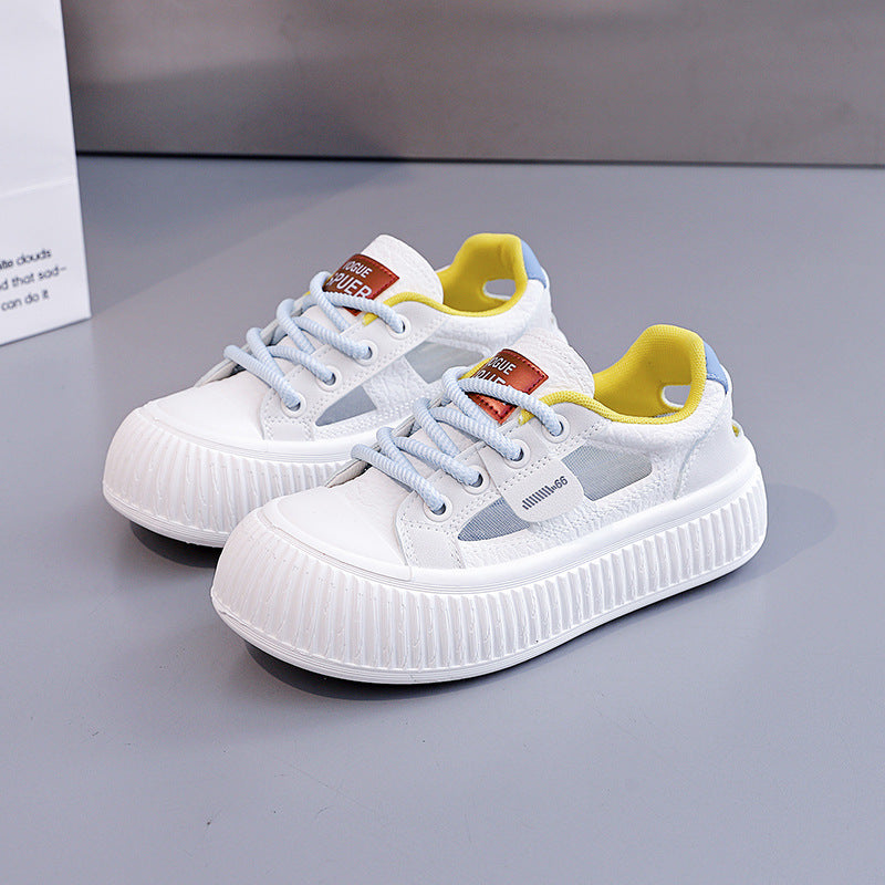Damen modische Sneakers mit hochgezogener Sohle und atmungsaktiver Struktur R&B