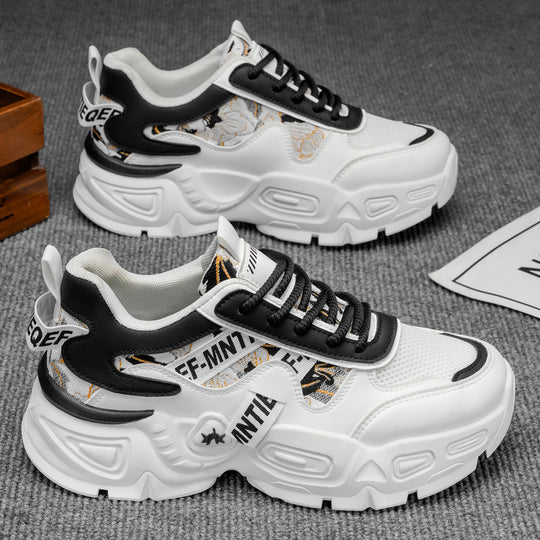 Damen Sportliche Chunky Sneakers mit atmungsaktiver Mesh-Oberfläche und modischen Akzenten R&B
