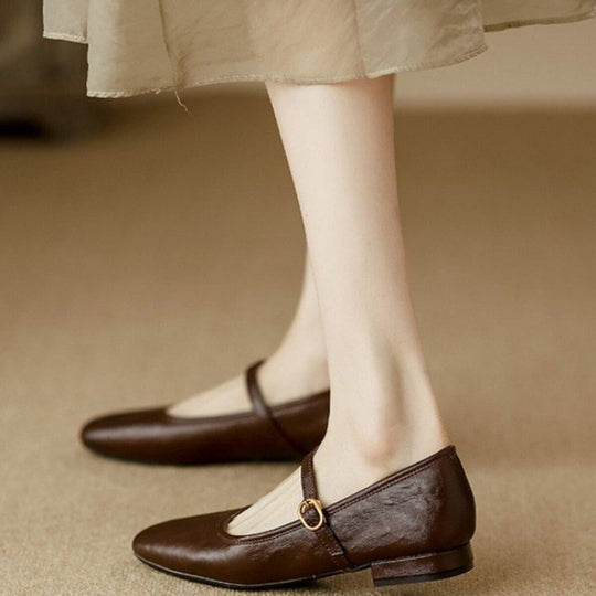 Damen Ballerinas mit modischem Riemchen R&B