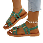 Damen Sandalen mit modischen Schnallenakzenten und anatomischer Fußbettung R&B