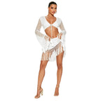Damen Baderock und Strickjacke R&B