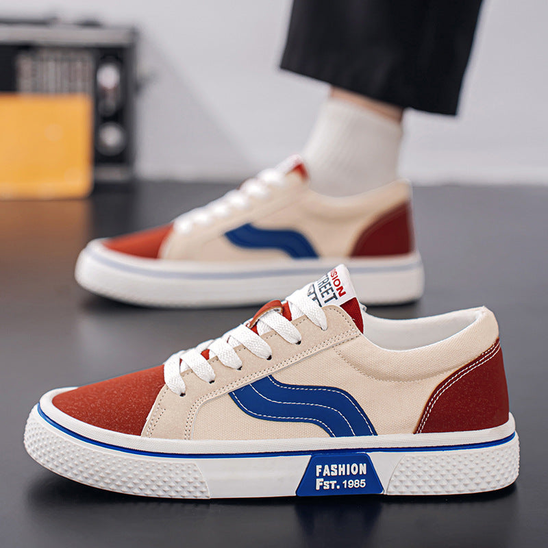 Damen Sneaker mit robustem Canvas-Obermaterial und dämpfender Sohle R&B