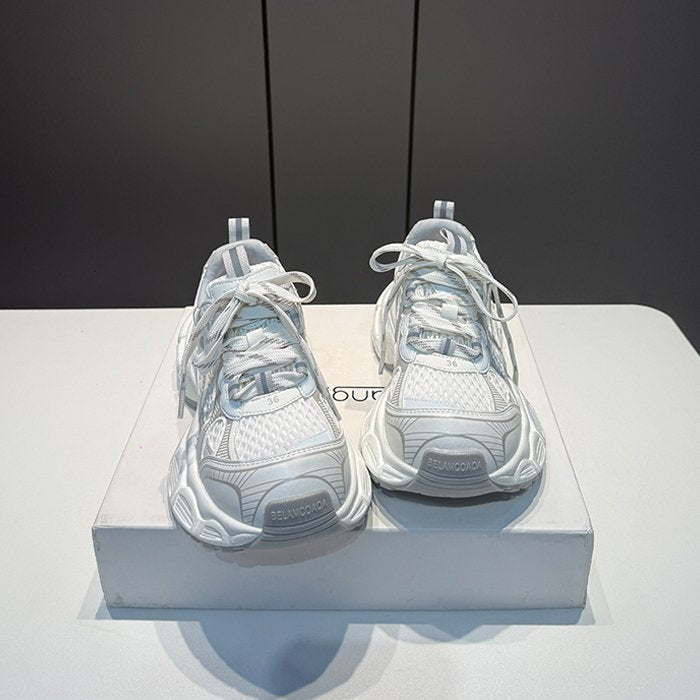 Damen Sportliche Performance-Sneaker mit atmungsaktiver Mesh-Oberfläche und dämpfender Sohle R&B