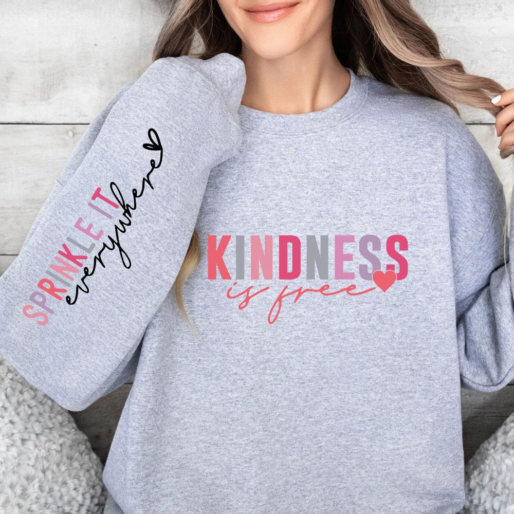 Damen Sweatshirt mit inspirierendem Schriftzug und gemütlicher Passform