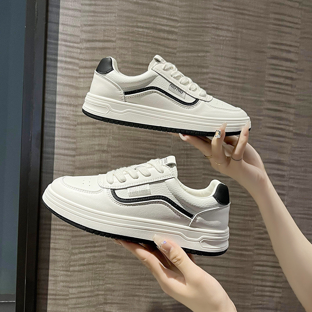Damen lässige Sneakers mit modischem Design und dämpfender Außensohle