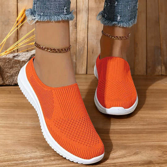 Damen sportliche Slip-On Sneakers R&B