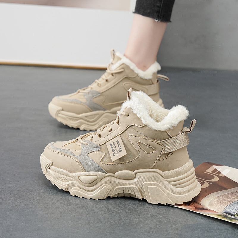 Damen Winter Sneakers mit isolierendem Futter und rutschfester Sohle R&B