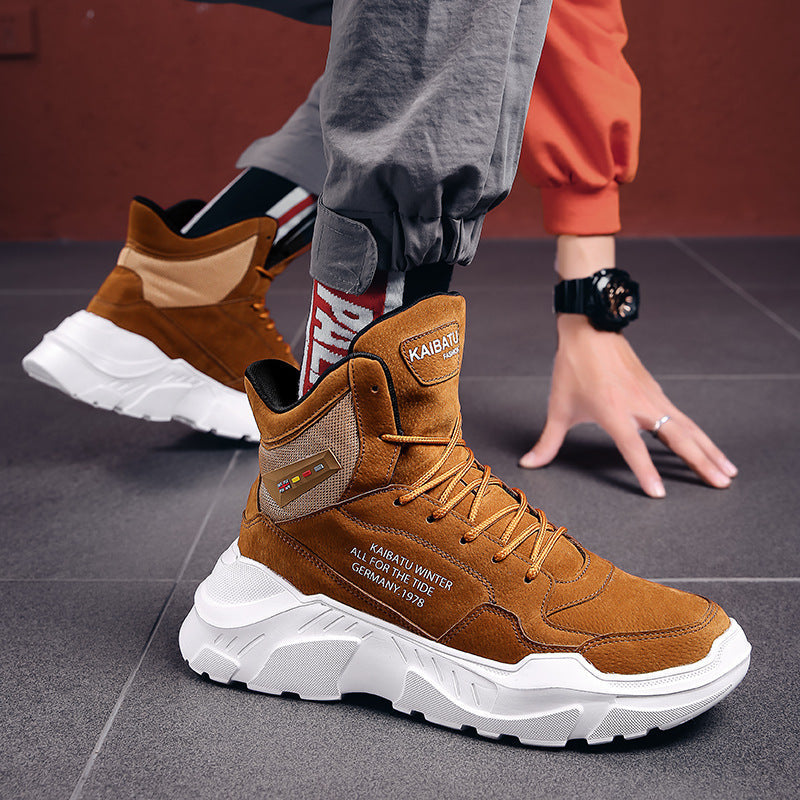 Damen High-Top Sneaker mit funktionalem Design R&B