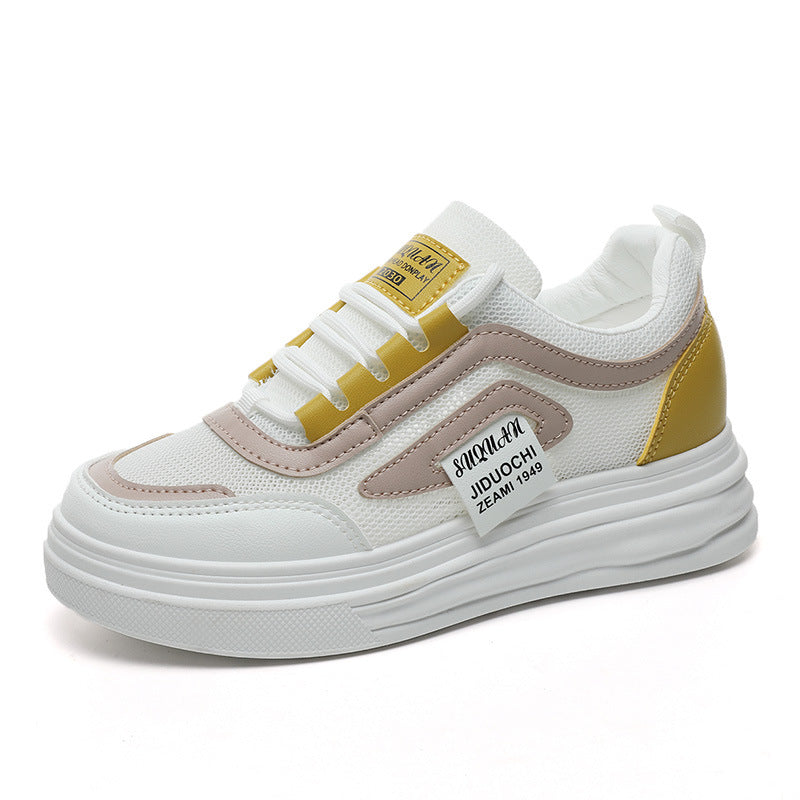 Damen komfortable Sneakers mit atmungsaktive Mesh-Oberfläche und dämpfendem Sohlenprofil R&B