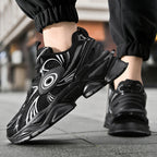 Damen Sportliche Chunky Sneakers mit futuristischem Design