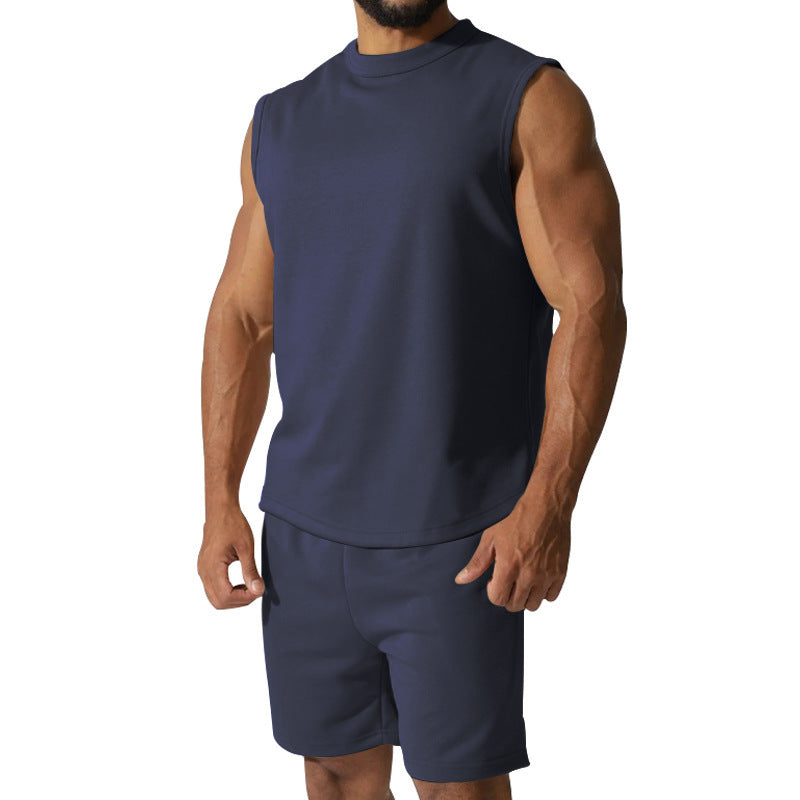 Herren sportliches Kurzarm-Set aus atmungsaktivem Material R&B
