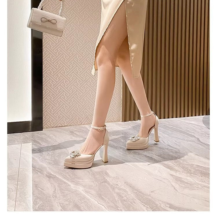 Damen elegante Hochzeits-Pumps R&B