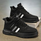 Damen Sportliche High-Top Sneakers mit rutschfester Sohle und atmungsaktivem Obermaterial