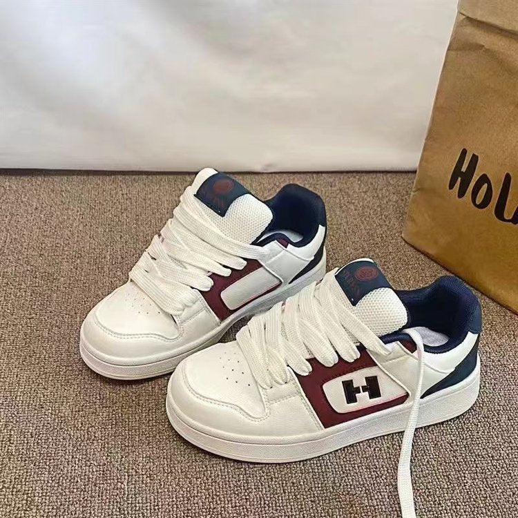 Damen Sportliche Sneakers mit kontrastierenden Farbakzenten und dämpfender Sohle R&B