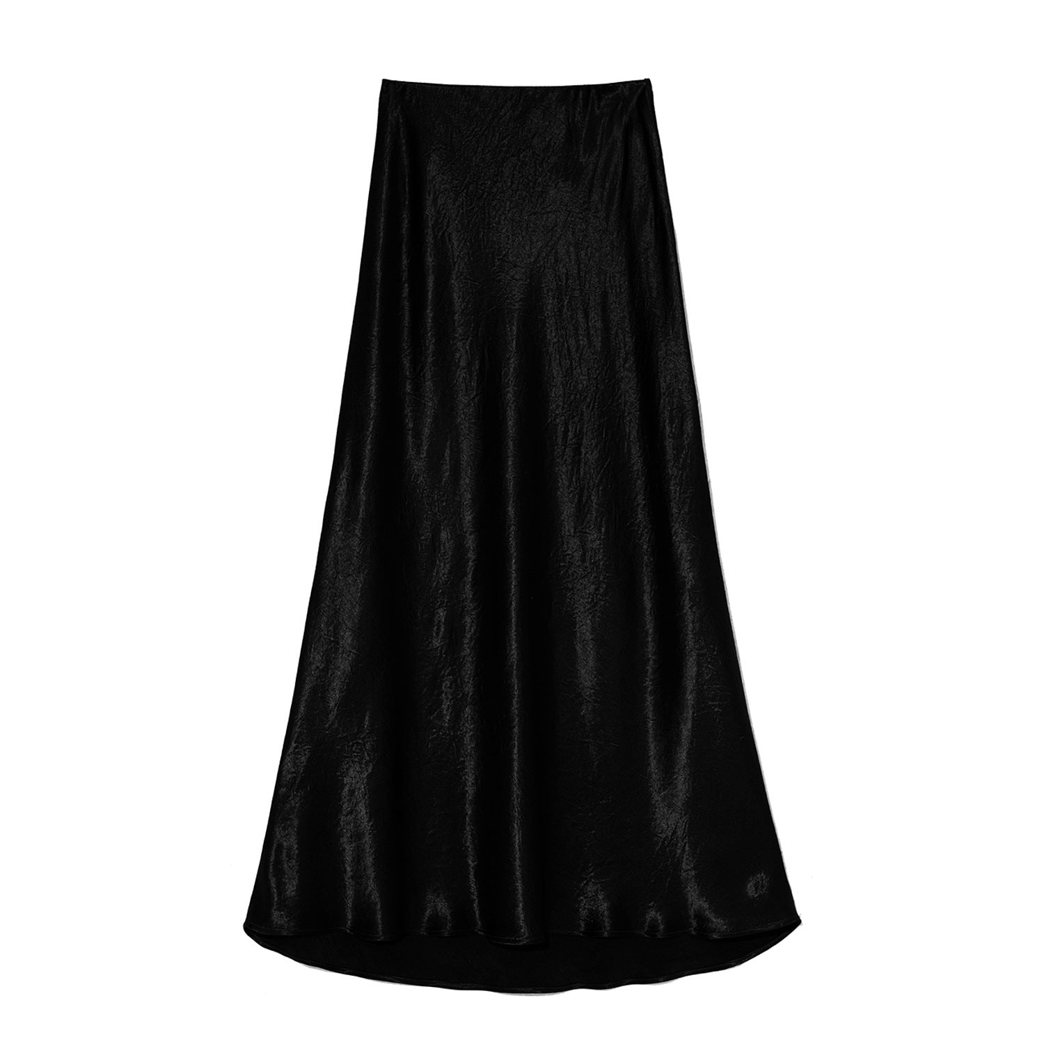 Damen Eleganter Maxirock aus satinierter Viskose R&B