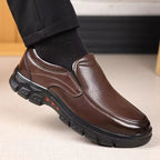 Damen Hochwertige Slip-On Lederschuhe mit ergonomischer Fußbettgestaltung R&B