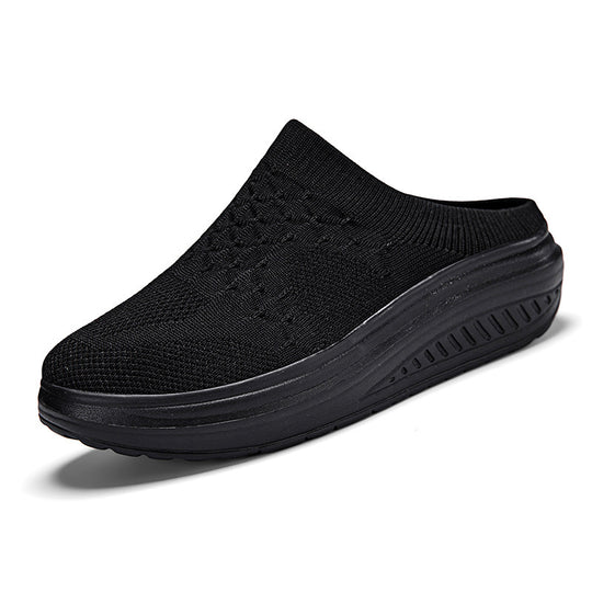 Damen Komfortable Slip-On Clogs mit atmungsaktivem Obermaterial R&B