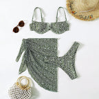 Damen Bikini Set mit umhüllendem Rock