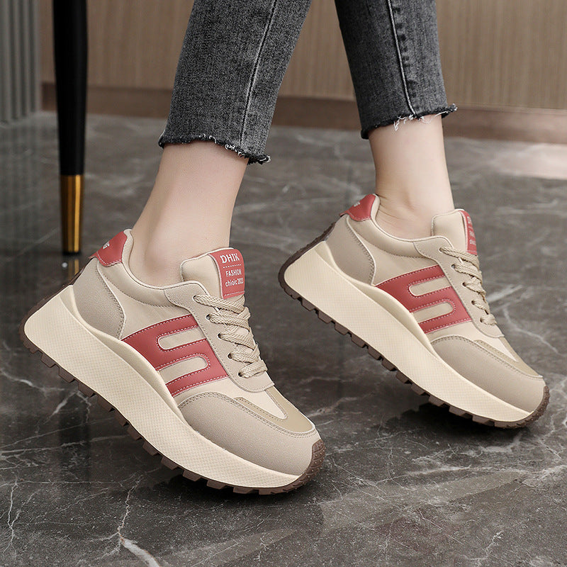 Damen High-Top Sneakers mit sportlichem Profil und rutschfester Sohle R&B